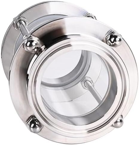 1.5" Tri Clamp Flow Sight Glass Diopter Pipe OD 38mm For Home Brew Diary Product 304 Stainless Steel Fitting IHNIEAEW in Kuwait