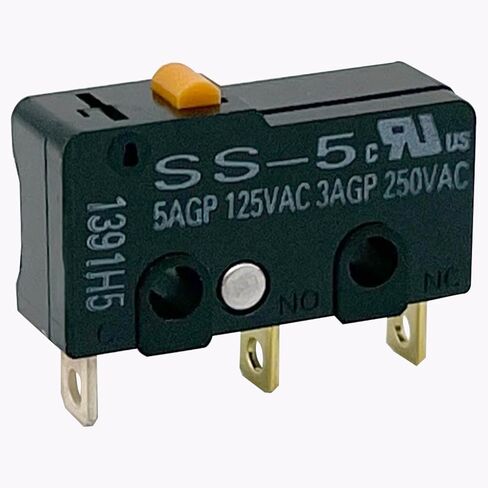SS-5 (6-Pack) 5A 125V AC SPDT Subminiature Snap Action Micro Switch Compatible with 3D Printers Z-Endstop & Mic Switch Repairs Fixes Auto Leveling Repeatability Replacement for SS-5GL in Kuwait