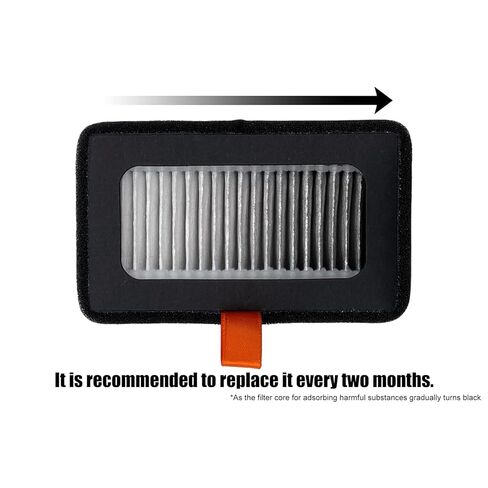 HEPA 13 + فلتر هواء فائق الكربون المنشط لطابعة Bambu Lab X1C、X1、P1S ثلاثية الأبعاد، سهلة التركيب ملحقات الطابعة ثلاثية الأبعاد فائقة الامتصاص، يمكنها إزالة PM2.5 وUFPs بشكل فعال in Kuwait