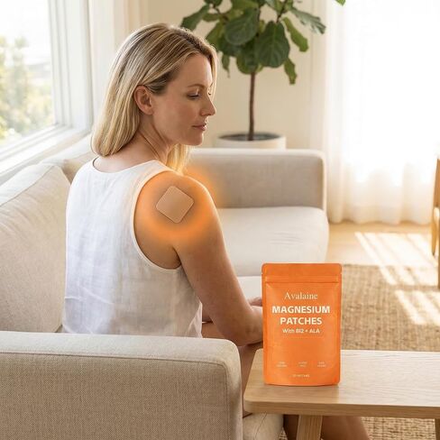 Avalaine Magnesium Patches, Magnesium Patches with Bi2+Alpha-Lipoic Acid, 30Patches (1) in Saudi Arabia