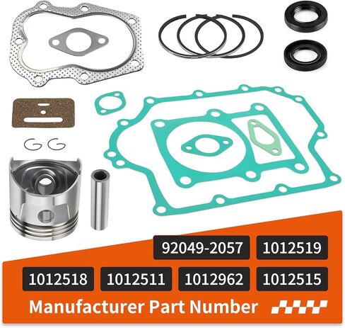 لنادي السيارات الغاز عربة جولف KF-8 341cc الجانب صمام المحرك إعادة بناء عدة STD المكبس ث/حلقة طوقا 1986-1991 1012515 in Kuwait
