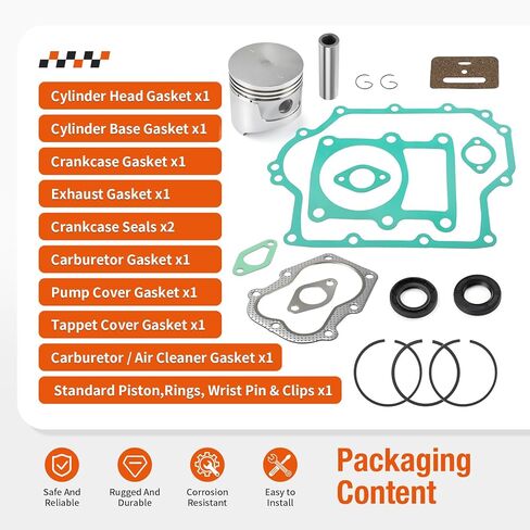 لنادي السيارات الغاز عربة جولف KF-8 341cc الجانب صمام المحرك إعادة بناء عدة STD المكبس ث/حلقة طوقا 1986-1991 1012515 in Kuwait