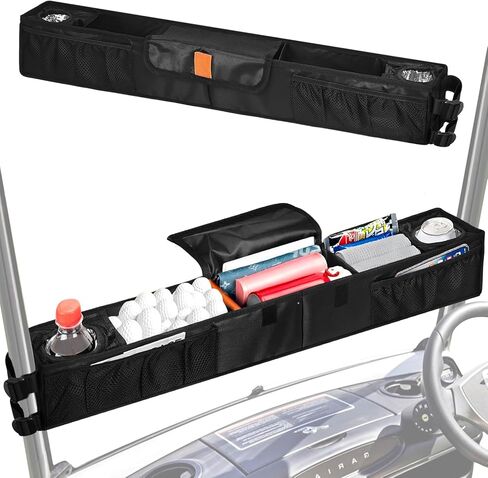 Grekos Golf Cart Inner Storage Tray, Upgraded 1680D Golf Cart Front Storage Basket in Kuwait