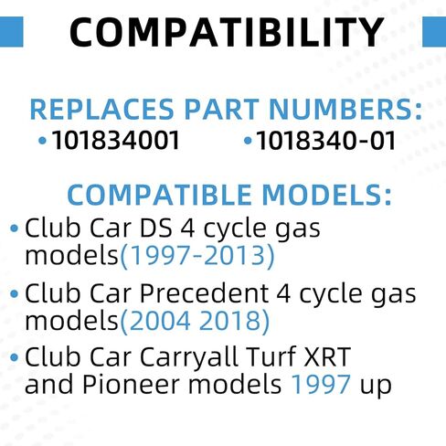 قابض عربة الجولف الثانوي متوافق مع Club Car DS Precedent 1997 2018 نماذج الغاز تحل محل 101834001 in Kuwait