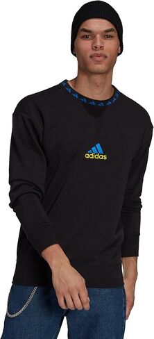 adidas Men's Manchester United FC Icon Crewneck Sweatshirt in Kuwait