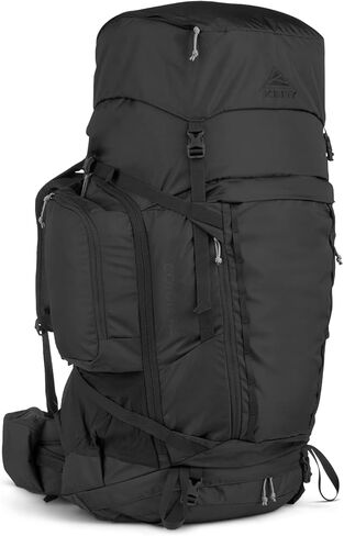 Kelty Coyote 60-105 Liter Internal Frame Backpack - Hiking, Backpacking, Travel, Adjustable Torso (65L / Black) in Saudi Arabia