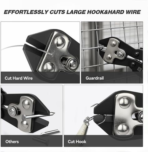 Booms Fishing Hook & Wire Cutter: Upgraded Handle, Cuts Thick Hooks & Bolts - XW43 8.8" Heavy-Duty Fishing Tool in Kuwait