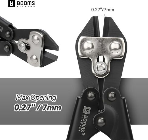 Booms Fishing Hook & Wire Cutter: Upgraded Handle, Cuts Thick Hooks & Bolts - XW43 8.8" Heavy-Duty Fishing Tool in Kuwait
