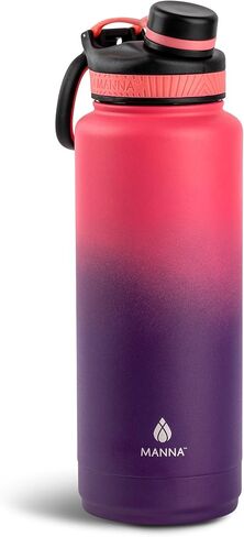 Manna Saratoga Double-wall Insulated Stainless Steel Bottle - 64 Oz - Blueberry Ombre in Saudi Arabia