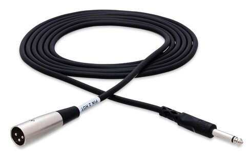 Hosa PXM-115 Unbalanced Interconnect, 1/4 Inch TS to XLR3M, 15 Feet in Saudi Arabia