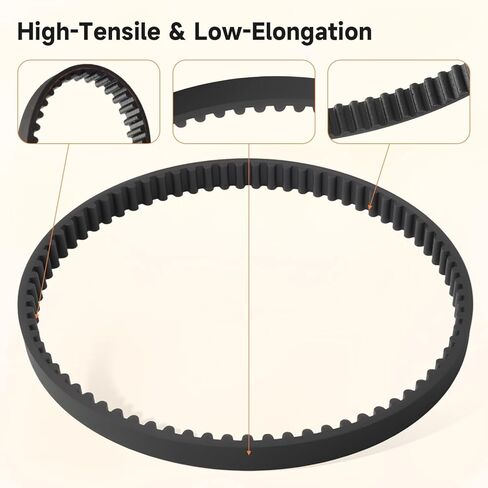 6 عبوات من حزام المكنسة المتوافقة مع Bissell Proheat 3930 3589 8930 9200 9300 9400 استبدال #: 203-6688 و203-6804، مجموعة أحزمة ثورة محرك منظف عميق قابلة للرفع 3X in Kuwait