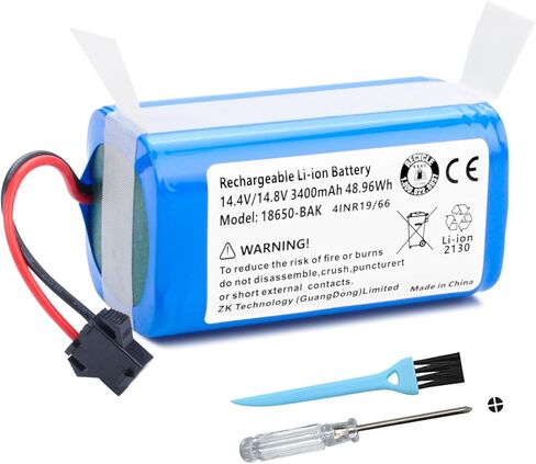 استبدال بطارية فراغ 3400 مللي أمبير في الساعة لـ Eufy RoboVac G30 Edge، G30 Hybrid، G30 Verge، R450، R500، T2150، T2150311، T2150321، T2253311، X9 Pro Robot Vacuum Cleaner P/N: PA04 C0914E1 مع الأدوات in Kuwait