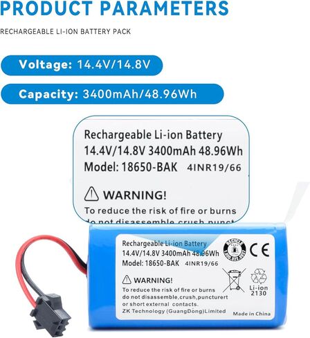 استبدال بطارية فراغ 3400 مللي أمبير في الساعة لـ Eufy RoboVac G30 Edge، G30 Hybrid، G30 Verge، R450، R500، T2150، T2150311، T2150321، T2253311، X9 Pro Robot Vacuum Cleaner P/N: PA04 C0914E1 مع الأدوات in Kuwait