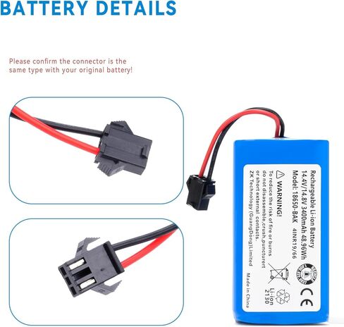 استبدال بطارية فراغ 3400 مللي أمبير في الساعة لـ Eufy RoboVac G30 Edge، G30 Hybrid، G30 Verge، R450، R500، T2150، T2150311، T2150321، T2253311، X9 Pro Robot Vacuum Cleaner P/N: PA04 C0914E1 مع الأدوات in Kuwait