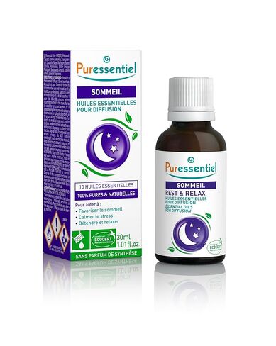 زيت Puressentiel Diffusion الأساسي - مزيج الروائح المشتق طبيعيًا - مُصمم للنشر - مصنوع من الزيوت العطرية - منتجات صديقة للبيئة - 1.01 أونصة in Kuwait