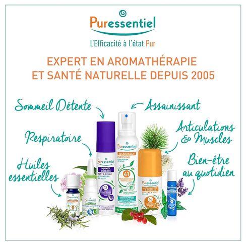 زيت Puressentiel Diffusion الأساسي - مزيج الروائح المشتق طبيعيًا - مُصمم للنشر - مصنوع من الزيوت العطرية - منتجات صديقة للبيئة - 1.01 أونصة in Kuwait