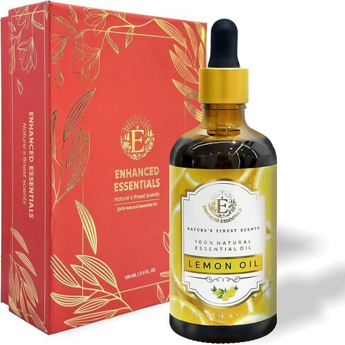 Luxurious French Lavender Essential Oil by Enhanced Essentials|with Glass Dropper|Slow Distilled & Pure| for Home,Diffusers,Skin Care,Aromatherapy,Massage,Soap & Candle Making|3.38 fl oz (100 ml) in Saudi Arabia