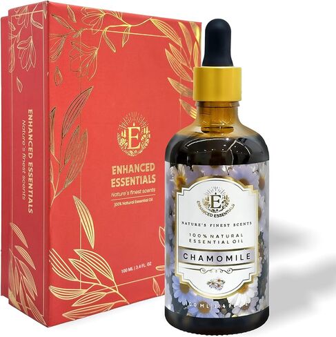 Luxurious French Lavender Essential Oil by Enhanced Essentials|with Glass Dropper|Slow Distilled & Pure| for Home,Diffusers,Skin Care,Aromatherapy,Massage,Soap & Candle Making|3.38 fl oz (100 ml) in Saudi Arabia