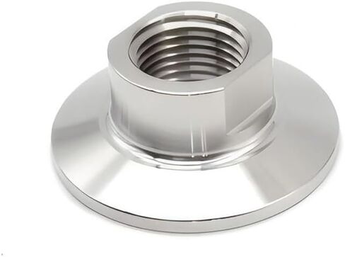 1PC 3/4" NPT Female 3/4" Tri Clamp TC25.4 304 Stainless Steel Pipe Fitting Connector IHNIEAEW in Kuwait