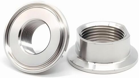 1PC 1/2" NPT Female 3/4" Tri Clamp TC25.4 304 Stainless Steel Pipe Fitting Connector IHNIEAEW in Kuwait