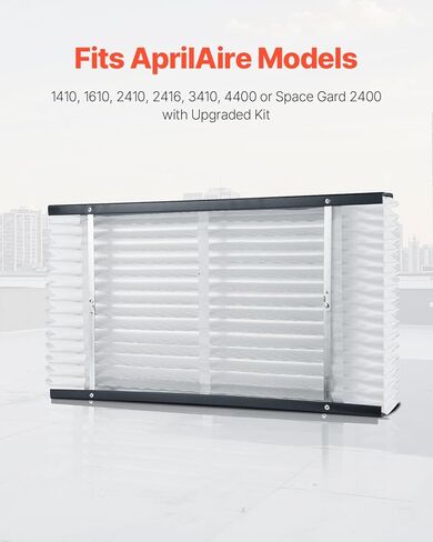 فلتر هواء للفرن VEVOR 16x28x4، استبدال MERV 13 مطوي HVAC AC، منظف هواء إلكتروستاتيكي لمدة 12 شهرًا، عبوتان (الحجم الفعلي: 16.34x27.76x3.98 بوصة)، لتحسين جودة المنزل الداخلي in Kuwait