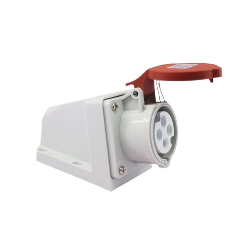 Industrial Plug 32A Industrial Socket 4-core 4-Hole Outdoor Waterproof 220V Surface Mounted Socket JH124J in Saudi Arabia