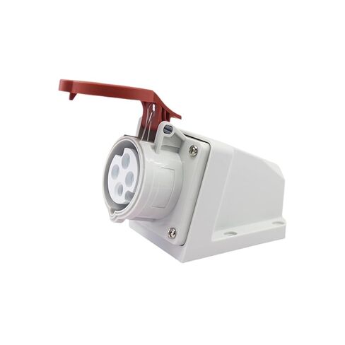 Industrial Plug 32A Industrial Socket 4-core 4-Hole Outdoor Waterproof 220V Surface Mounted Socket JH124J in Saudi Arabia