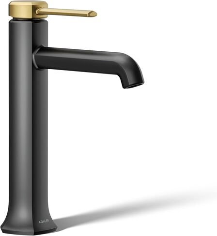 Kohler 27003-4-2MB Occasion® Tall Single-Handle Bathroom Sink Faucet, 1.2 gpm, Vibrant Brushed Moderne Brass in Kuwait