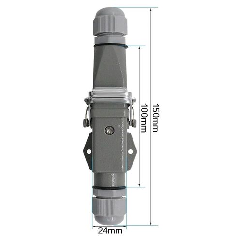 موصل للخدمة الشاقة 5 (4+ 1) 10A 250V Ha-005-5 وصلة قدم لولبية مشتركة 1 قطعة in Kuwait