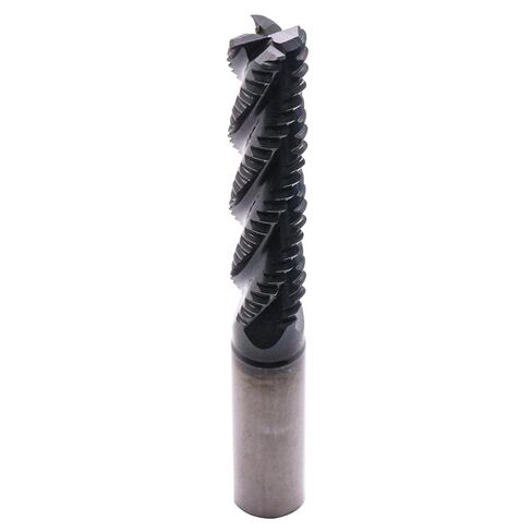 BestParts 5Pcs 1/4in M42 8% Cobalt High Speed Steel Roughing End Mills - AlTiN Coated, 4 Flute, 35 Degree Helix, 1/4" Cutting Diameter, 1/4" Shank Diameter, 3/4" Length of Cut, 2-1/2" Overall Length in Saudi Arabia