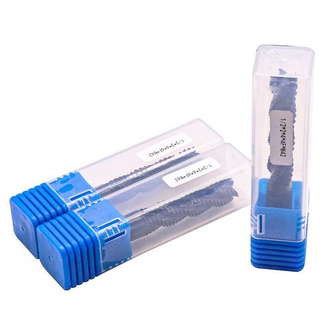 BestParts 5Pcs 1/4in M42 8% Cobalt High Speed Steel Roughing End Mills - AlTiN Coated, 4 Flute, 35 Degree Helix, 1/4" Cutting Diameter, 1/4" Shank Diameter, 3/4" Length of Cut, 2-1/2" Overall Length in Saudi Arabia