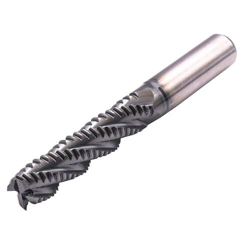 BestParts 5Pcs 1/4in M42 8% Cobalt High Speed Steel Roughing End Mills - AlTiN Coated, 4 Flute, 35 Degree Helix, 1/4" Cutting Diameter, 1/4" Shank Diameter, 3/4" Length of Cut, 2-1/2" Overall Length in Saudi Arabia