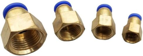 1 قطعة قياس الضغط وصلة أنابيب الهواء 6 8 10 12 مللي متر خرطوم أنبوب M14x1.5 M20x1.5 أنثى الموضوع النحاس هوائي موصل سريع مشترك (8mm-M20x1.5) تركيبات سباكة in Kuwait