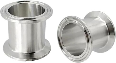1 قطعة 1.5 "ثلاثي المشبك بكرة أنبوب 304 تجهيزات أنابيب الفولاذ المقاوم للصدأ OD38mm ، طول 43 مللي متر IHNIEAEW in Kuwait