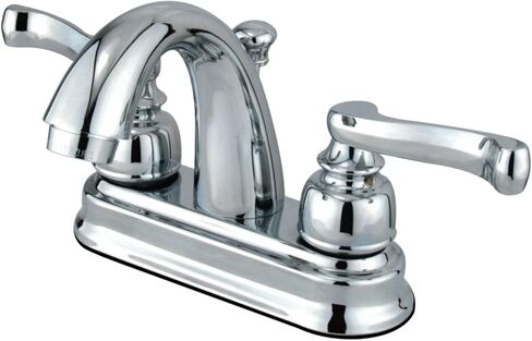 Kingston Brass KB5611FL Royale Center Set صنبور مرحاض، 3-5/8 بوصة، كروم مصقول in Kuwait