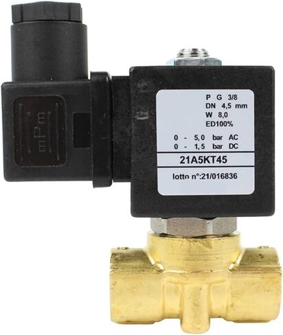 Normal Close Solenoid Valve 2 Way Brass 3/8‘‘DN10 Solenoid Valve 21A5KT45 21A5KB45 21A5KV45 for Water(21A5KT55-W) in Saudi Arabia