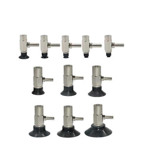 1Pcs PAT Series Single Layer Vacuum Pad PAT-05/06/08/10/15/20/25/30-35/40/50-N Pneumatic Vacuum Suction Cup(PAT-10,White Silicone) in Saudi Arabia