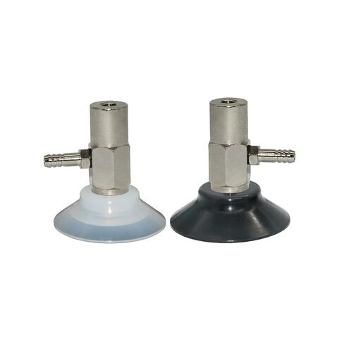 1Pcs PAT Series Single Layer Vacuum Pad PAT-05/06/08/10/15/20/25/30-35/40/50-N Pneumatic Vacuum Suction Cup(PAT-10,White Silicone) in Saudi Arabia