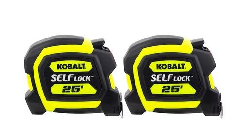 K.balt Self Lock 2 - حزمة شريط قياس القفل التلقائي بطول 25 قدم in Kuwait