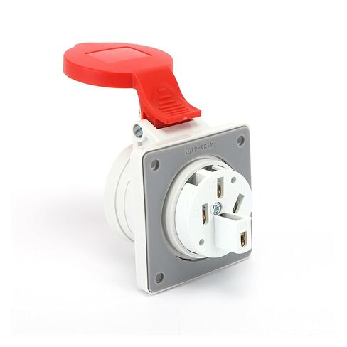 LX-3141 16A Aviation Industry Socket LX-3241 32A Waterproof Industrial Concealed in Saudi Arabia