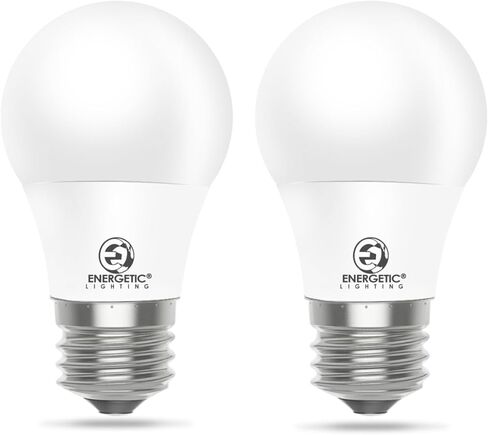 لمبة ثلاجة LED ذات إضاءة أكثر ذكاءً بقدرة 40 وات مكافئة، 3000 كلفن أبيض دافئ، مصابيح إضاءة مروحة سقف A15 قابلة للتعتيم، قاعدة E26، مدرجة في قائمة UL، 6 عبوات in Kuwait