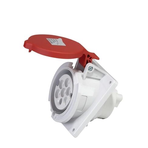 7-core Industrial Plug Socket 16/32A Concealed Fixed Oblique/Straight Socket Aviation Power Socket(7-pin16aconcealedstraightsocketip67) in Saudi Arabia
