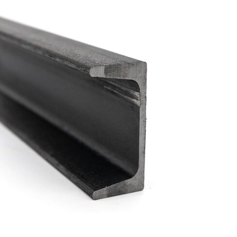 فولاذ كربوني ASTM A36 ملفوف على الساخن، قناة بحجم شريط 2 بوصة عمق × 1 بوصة عرض شفة × 0.188 بوصة سمك الويب، طول القطع 48 بوصة، سهل اللحام وآلة للمقطورات، والإطارات، والمشروعات اليدوية in Kuwait
