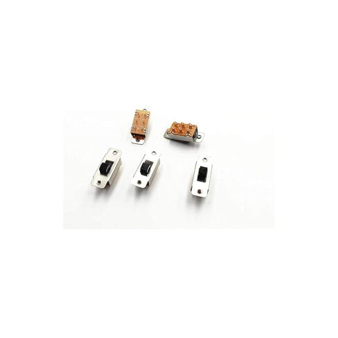 مفتاح منزلق 5 قطع تشغيل/إيقاف 2 موضع DPDT 2P2T PCB لوحة مفتاح منزلق 6A/125V 3A/250V AC in Kuwait