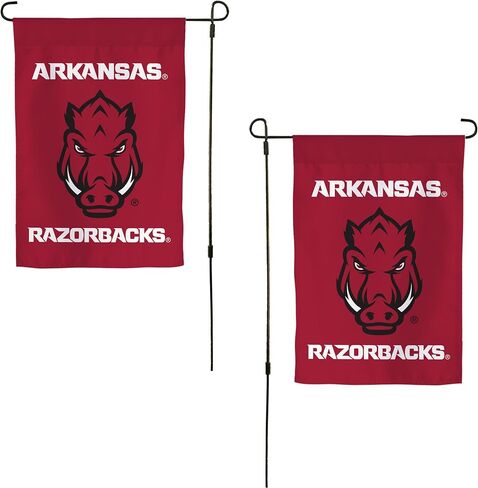 علم حديقة Desert Cactus University of Arkansas UA - لافتة Arkansas Razorbacks مقاس 19 × 12 بوصة، للعرض والمناسبات الخارجية (تصميم G) in Kuwait