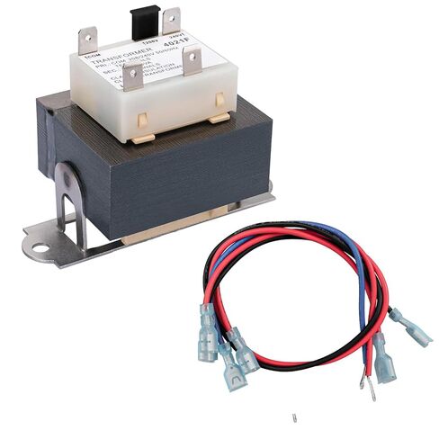 محول التحكم huzum 24v 40va لمحول استبدال فرن Goodman b11416-43 oem - أساسي 208/240 فولت، ثانوي 24 فولت - تحكم في سخان hvac من الفئة 2 مع حامل للقدم 4021f in Kuwait