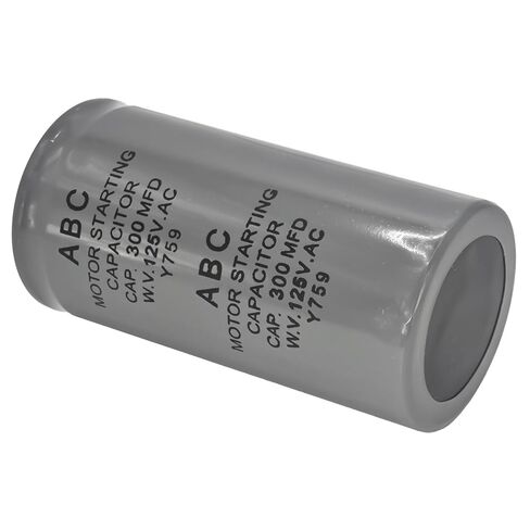 2-Pack CD60 Motor Starting Capacitor 300uF 300MFD 125VAC - for HVAC Compressors, Air Conditioners, Refrigerators & Electric Motors in Kuwait