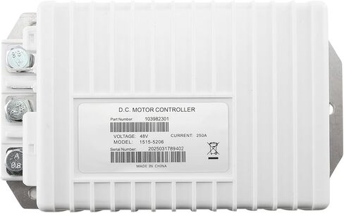 1515-5206 103982301 gen 2 DC Motor Controller (أبيض) متوافق مع 2014-2019 Club Car Precedent Tempo Onward عربة الجولف الكهربائية 48V 250A الجيل الثاني in Kuwait