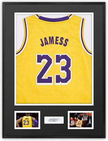 Homso Jersey إطار عرض علبة ظل معدنية مع 3 قطع حصيرة بديلة، أكريليك مقاوم للكسر كبير 31.25 بوصة × 23.25 بوصة إطار أسود لعرض كرة السلة والهوكي وكرة القدم جيرسي مع أجهزة معلقة in Kuwait