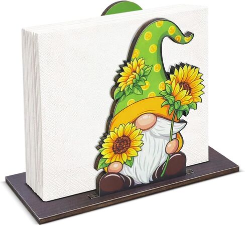 Cute Strawberry Wooden Napkin Holder for Table, Strawberry Cottagecore Wood Napkin Holder for Farmhouse Kitchen Dining Room Decor Napkins Tissue Dispenser in Kuwait
